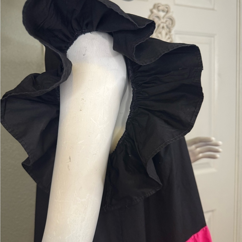 Hana Oversized Summer Dress Fluttered Sleeves Size 38. G#114 - Picture 7 of 10
